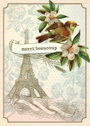 BN5034-Aviary Merci Eiffel Boxed Note