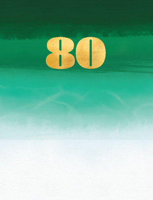 80th Birthday - (tidemark TM1001)