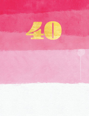 40th Birthday - (tidemark TM1005)