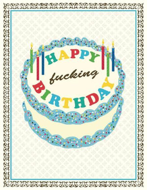 Swearing Happy F***ing Birthday Card