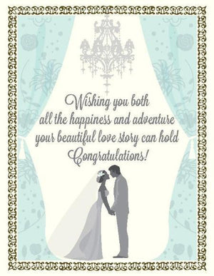 Beautiful Love story Wedding greeting Card