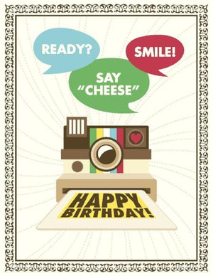 Vintage Camera Take A Photo Birthday Card