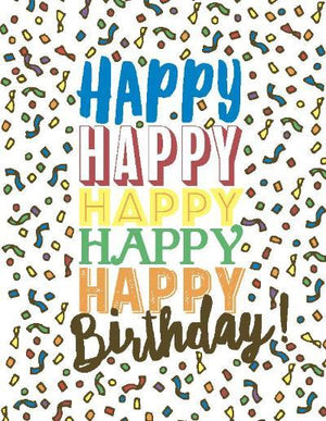 Primary Multi Happy Birthday Card