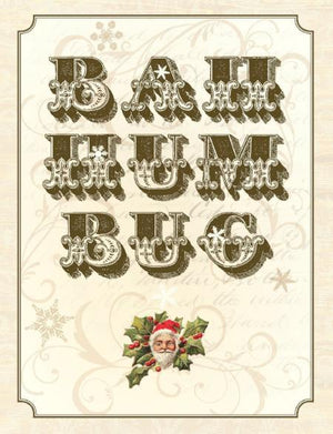 Christmas Ba Hum Bug greeting Card