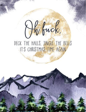 Oh f*ck Deck the Halls (vc9124)