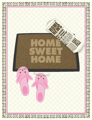Home Sweet Home Front Door Mat New Home Greeting Card