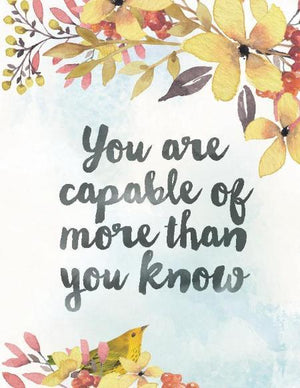 Capable of More Than You Know Greeting Card