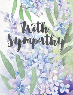 Lilac With Sympathy Greeting Card