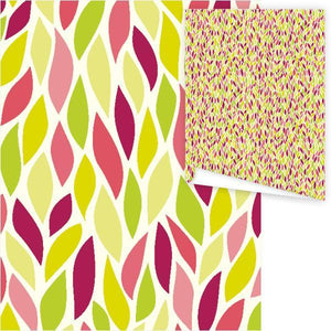 WP3026-Bright Leaves Gift Wrap